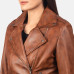 Flashback Brown Leather Jacke